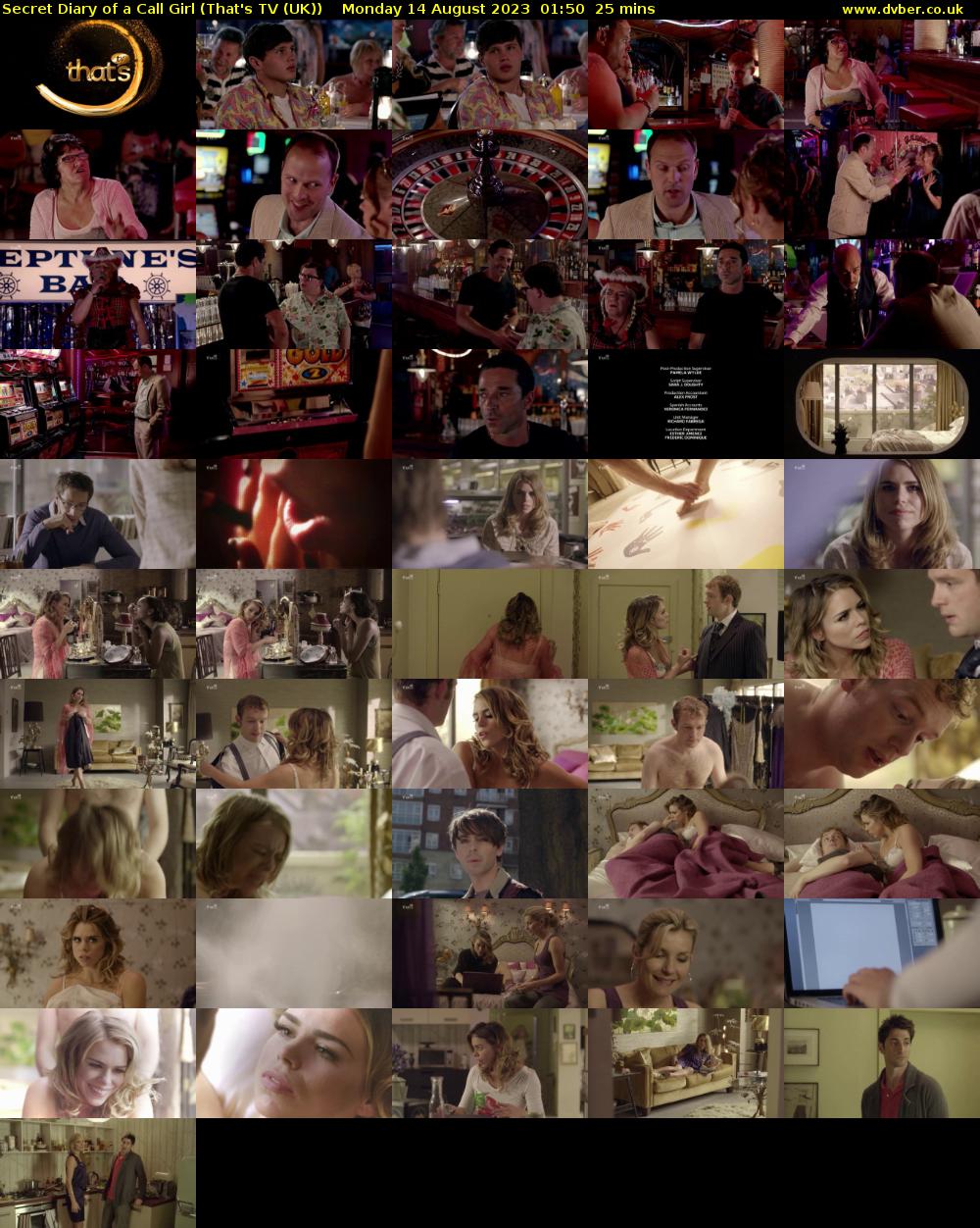 Secret Diary of a Call Girl (That's TV (UK)) Monday 14 August 2023 01:50 - 02:15