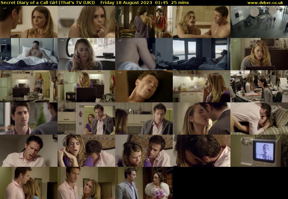Secret Diary of a Call Girl (That's TV (UK)) Friday 18 August 2023 01:45 - 02:10