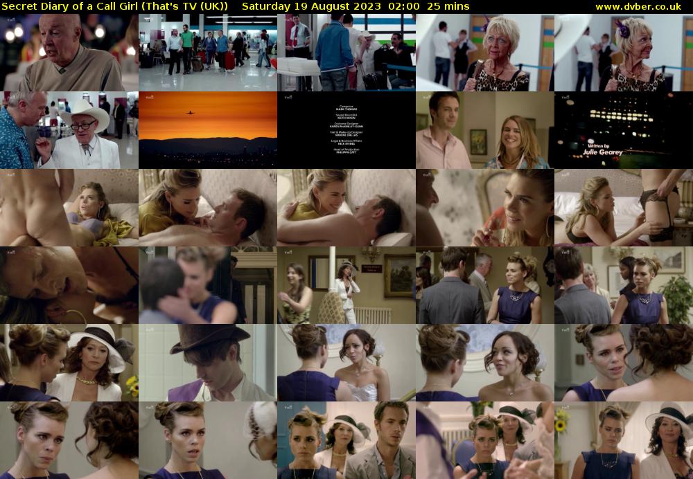 Secret Diary of a Call Girl (That's TV (UK)) Saturday 19 August 2023 02:00 - 02:25