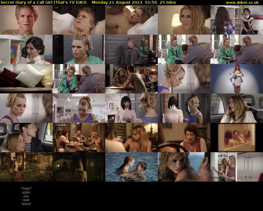 Secret Diary of a Call Girl (That's TV (UK)) Monday 21 August 2023 01:50 - 02:15