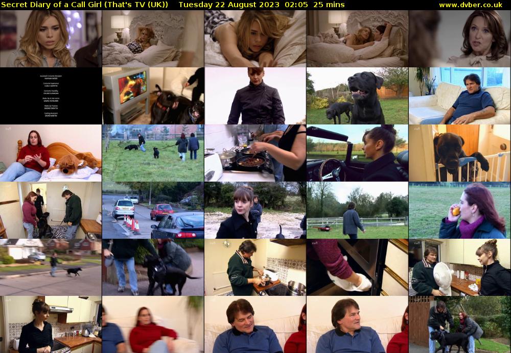 Secret Diary of a Call Girl (That's TV (UK)) Tuesday 22 August 2023 02:05 - 02:30