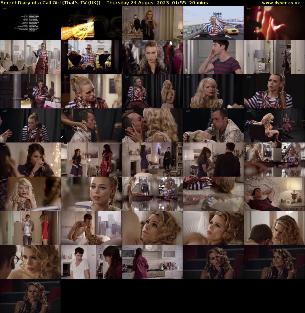 Secret Diary of a Call Girl (That's TV (UK)) Thursday 24 August 2023 01:55 - 02:15