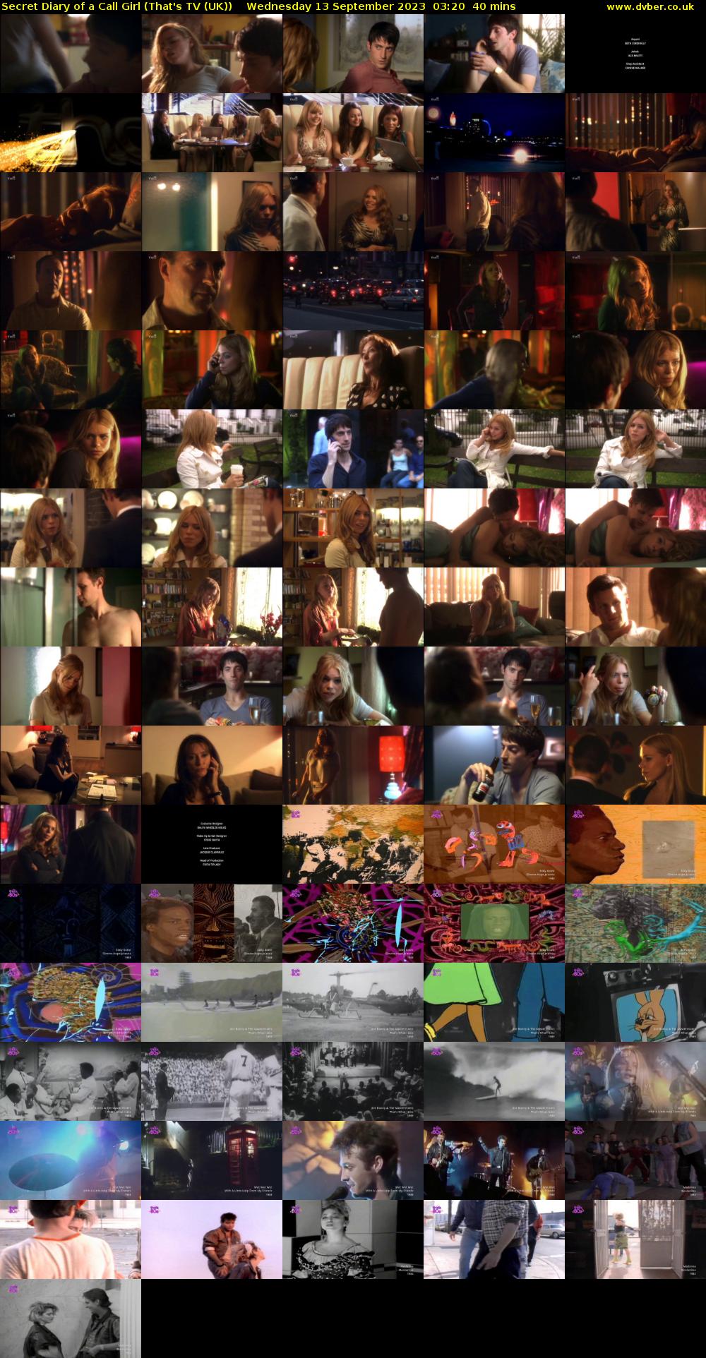 Secret Diary of a Call Girl (That's TV (UK)) Wednesday 13 September 2023 03:20 - 04:00
