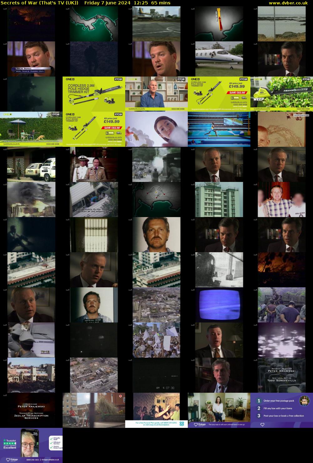 Secrets of War (That's TV (UK)) Friday 7 June 2024 12:25 - 13:30