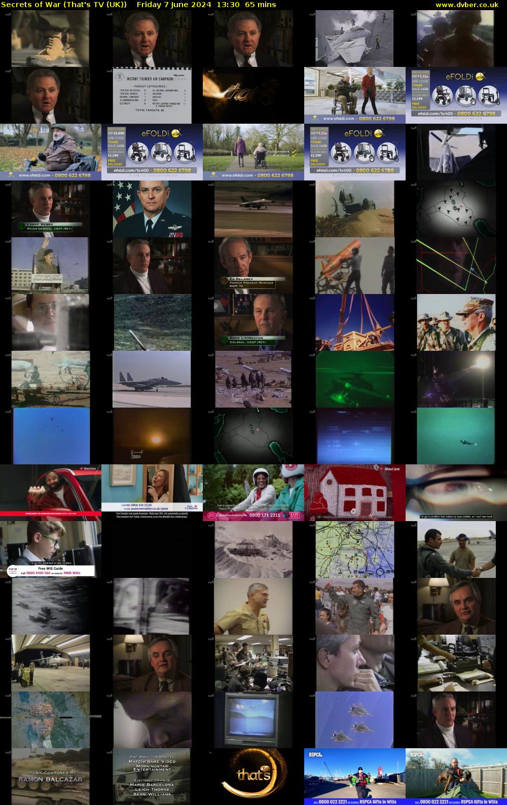 Secrets of War (That's TV (UK)) Friday 7 June 2024 13:30 - 14:35