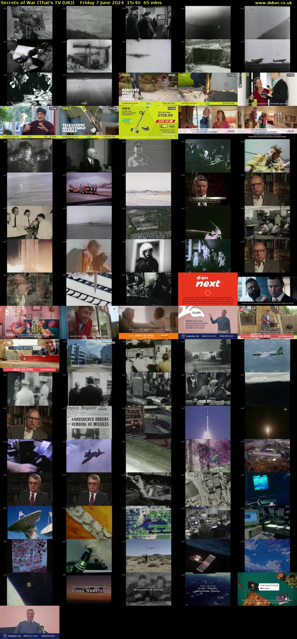 Secrets of War (That's TV (UK)) Friday 7 June 2024 15:40 - 16:45