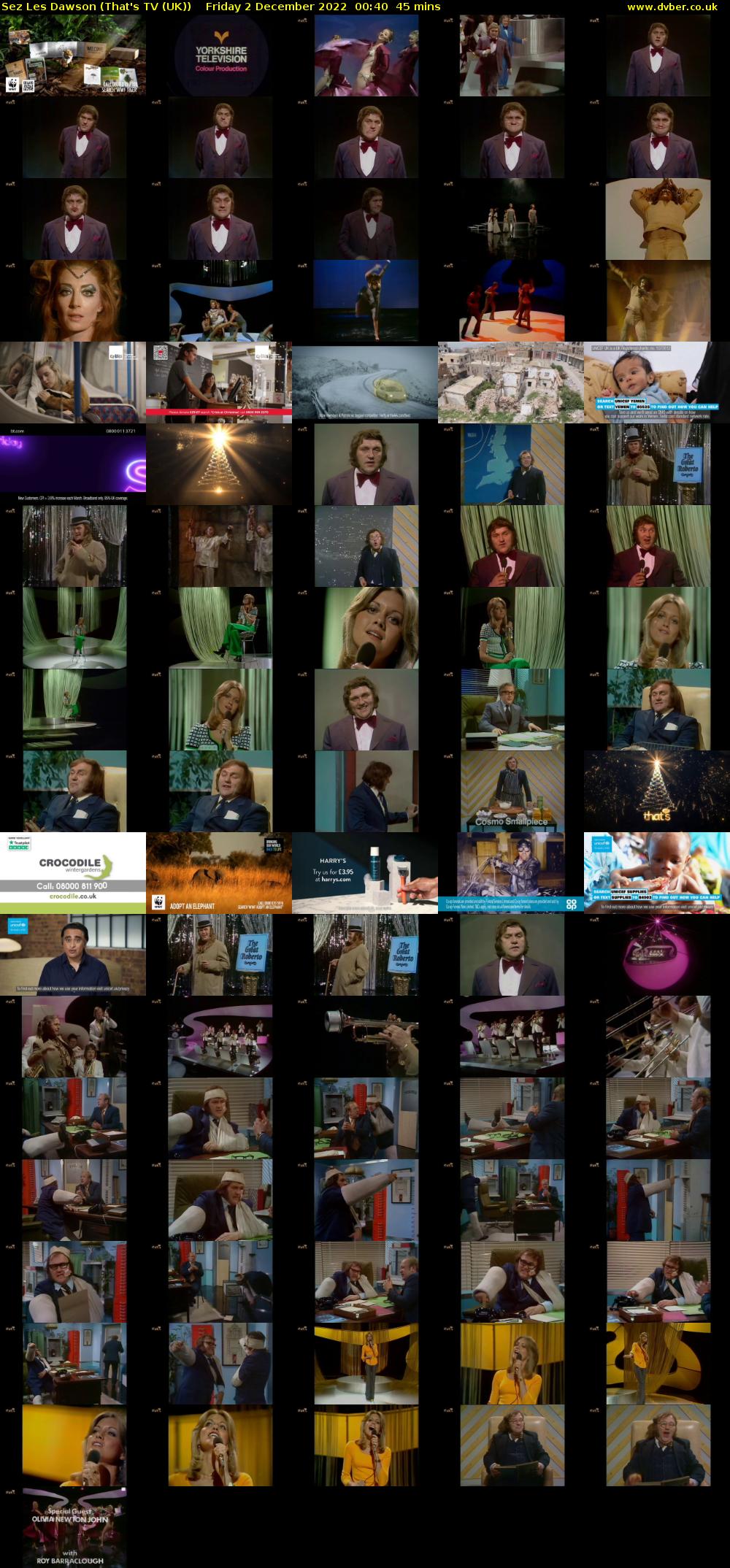 Sez Les Dawson (That's TV (UK)) Friday 2 December 2022 00:40 - 01:25
