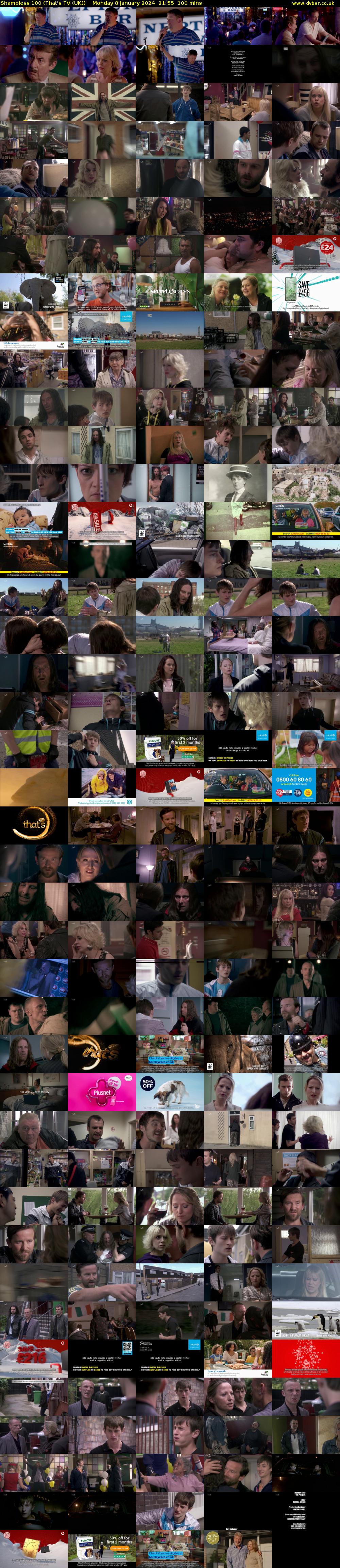 Shameless 100 (That's TV (UK)) Monday 8 January 2024 21:55 - 23:35