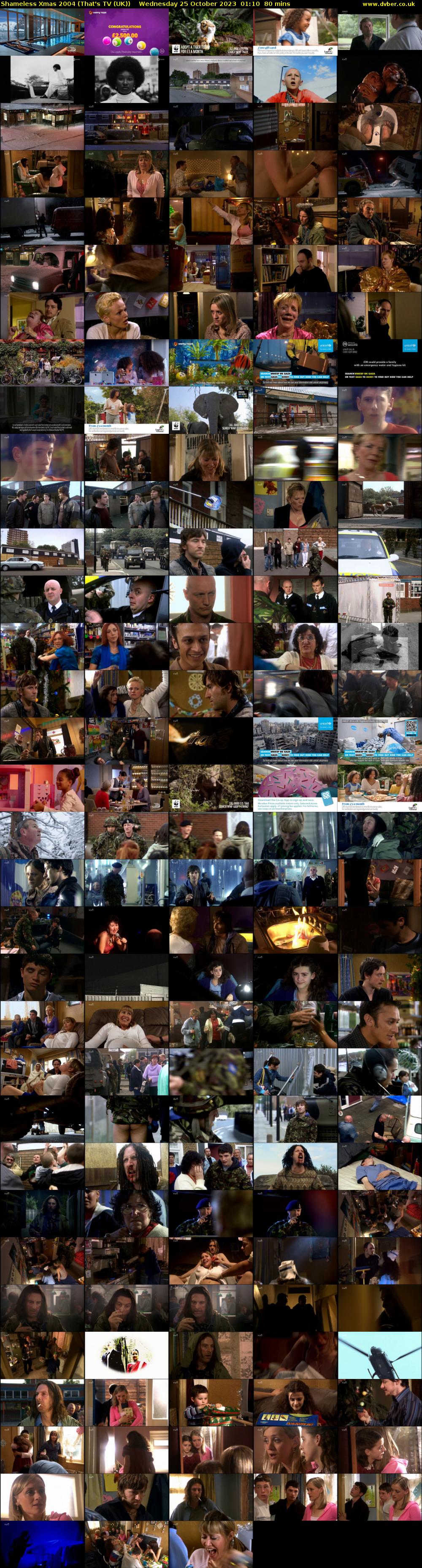 Shameless Xmas 2004 (That's TV (UK)) Wednesday 25 October 2023 01:10 - 02:30
