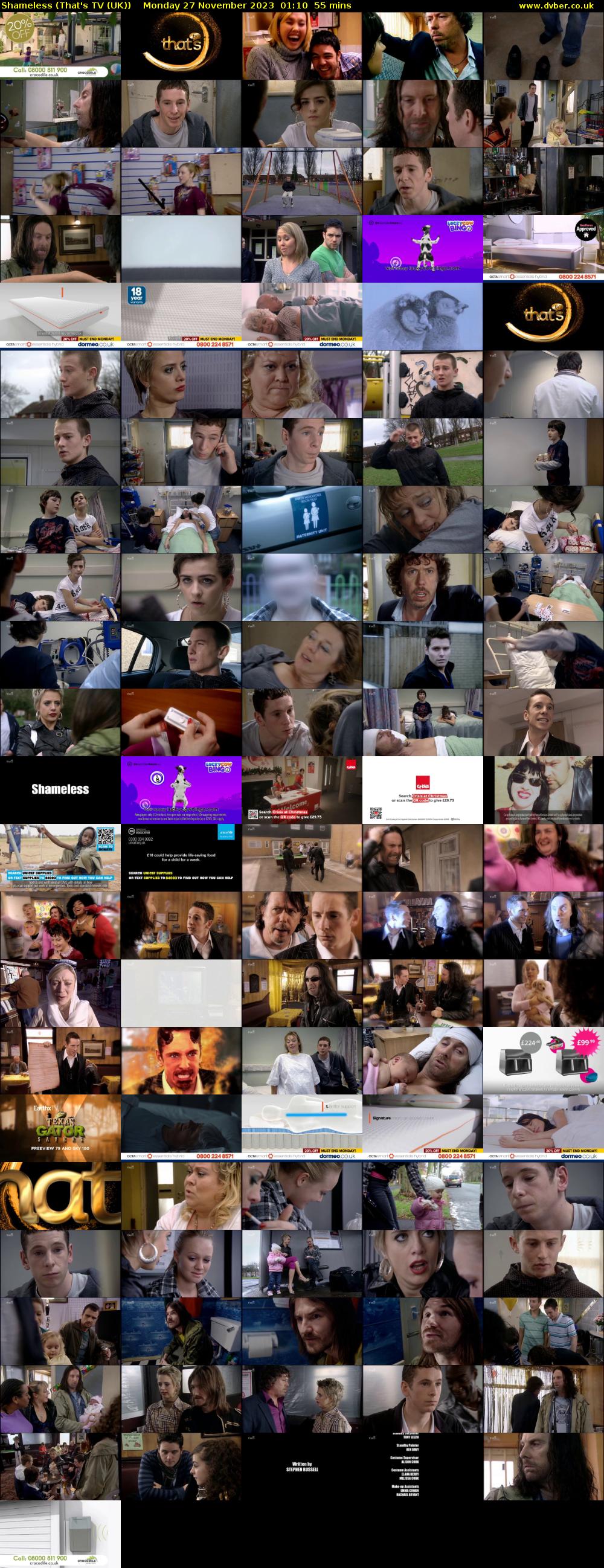 Shameless (That's TV (UK)) Monday 27 November 2023 01:10 - 02:05