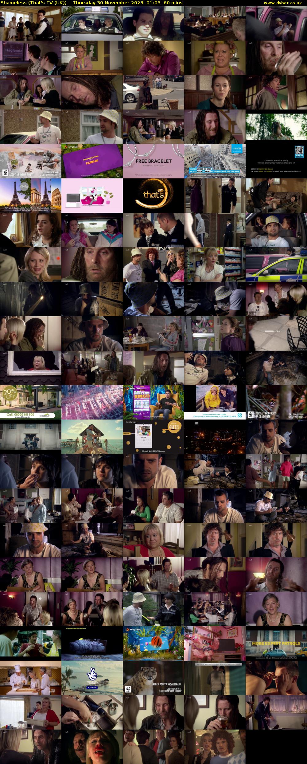 Shameless (That's TV (UK)) Thursday 30 November 2023 01:05 - 02:05
