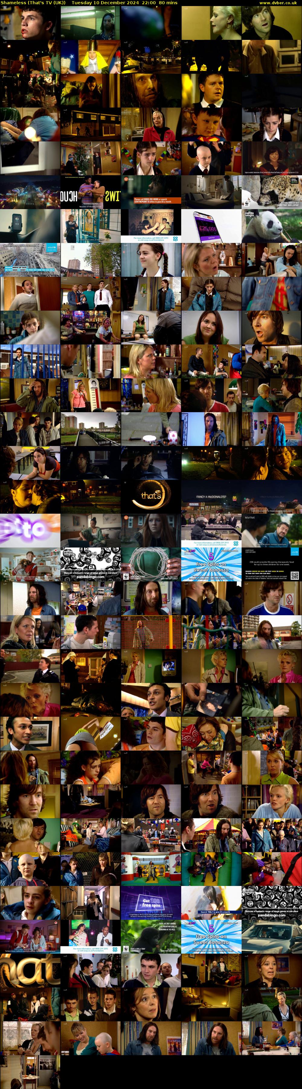 Shameless (That's TV (UK)) Tuesday 10 December 2024 22:00 - 23:20