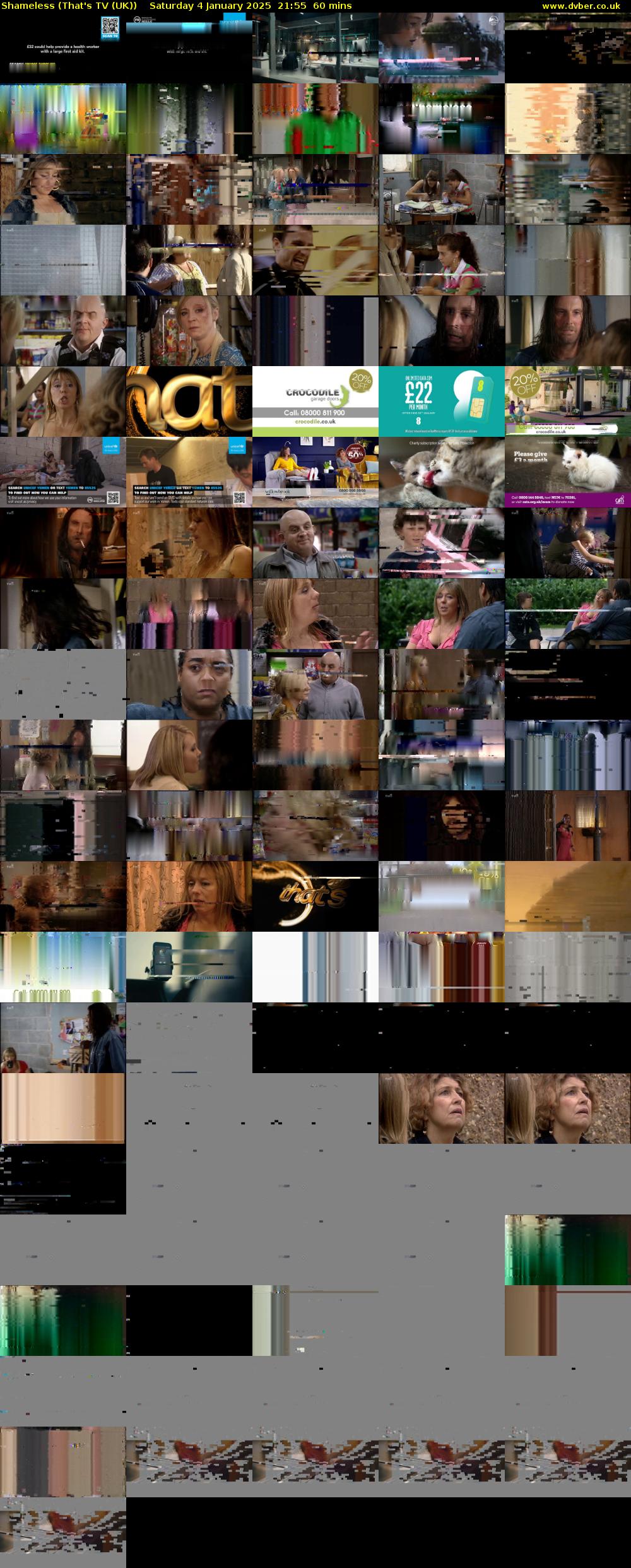Shameless (That's TV (UK)) Saturday 4 January 2025 21:55 - 22:55