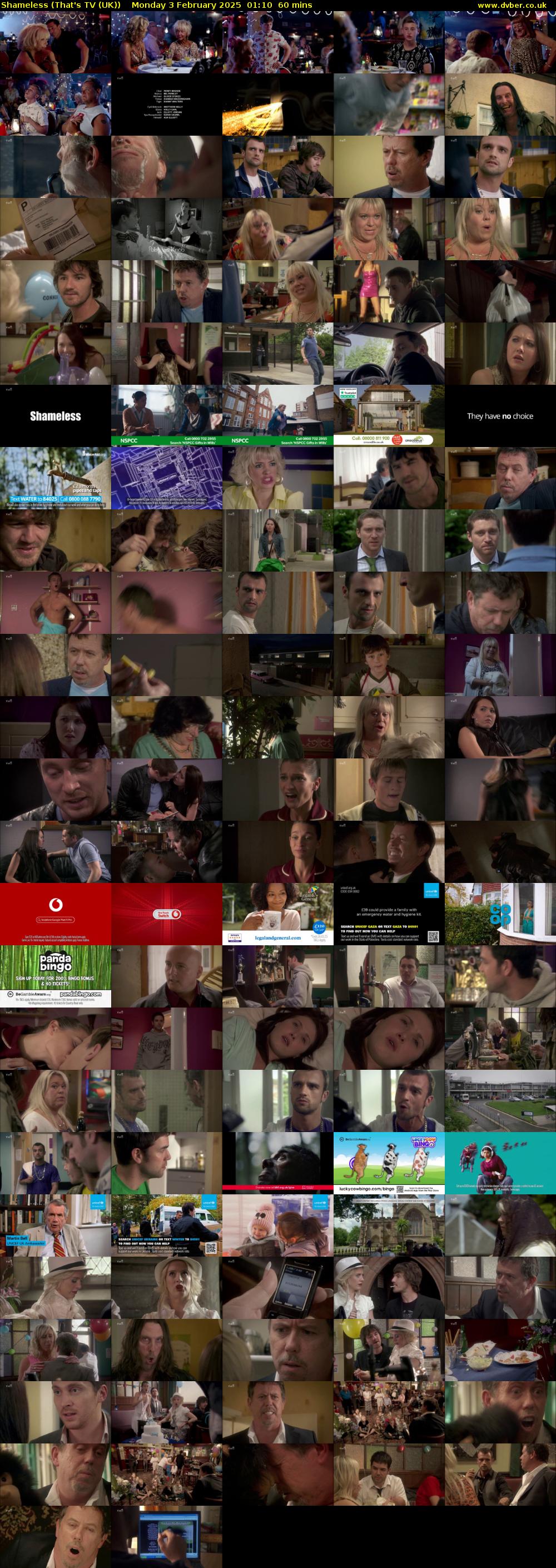 Shameless (That's TV (UK)) Monday 3 February 2025 01:10 - 02:10