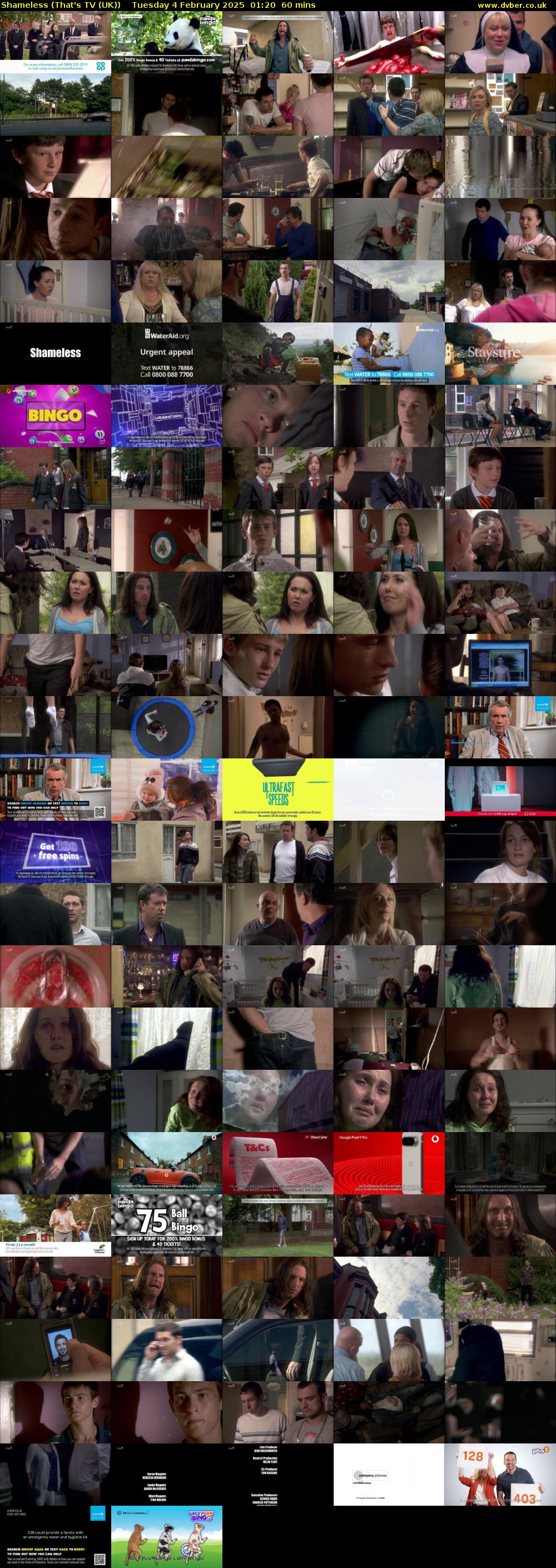 Shameless (That's TV (UK)) Tuesday 4 February 2025 01:20 - 02:20
