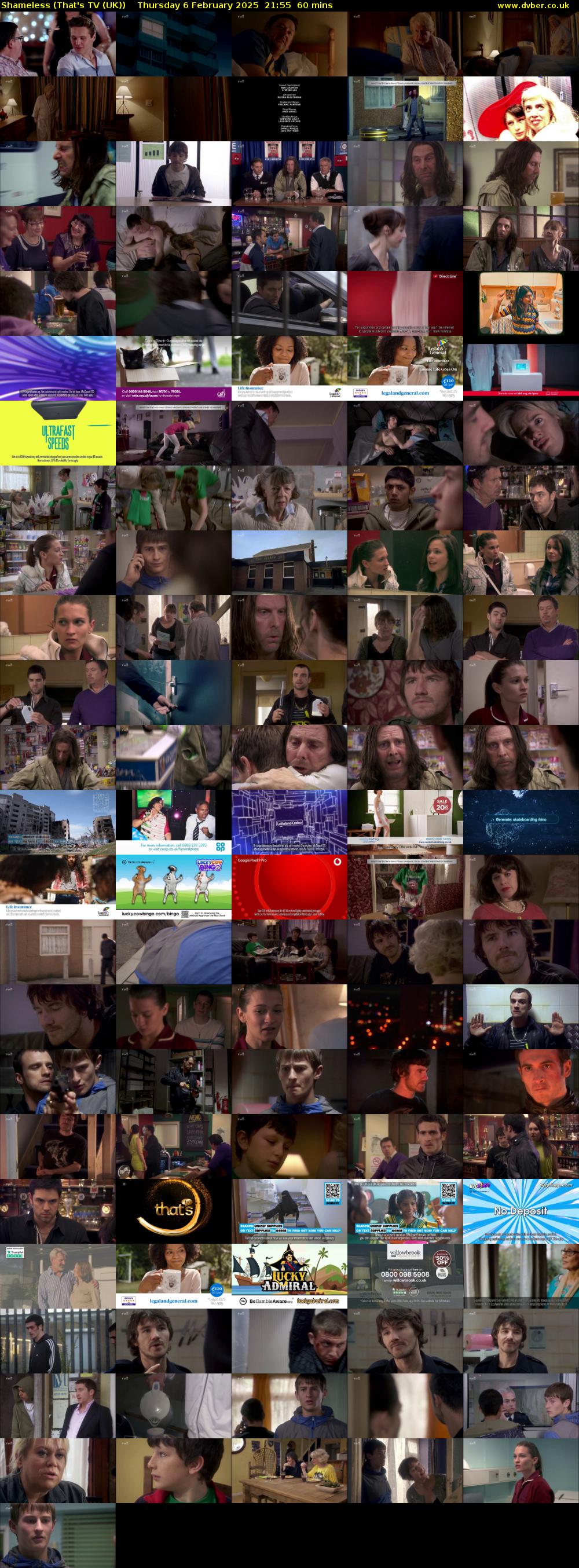 Shameless (That's TV (UK)) Thursday 6 February 2025 21:55 - 22:55