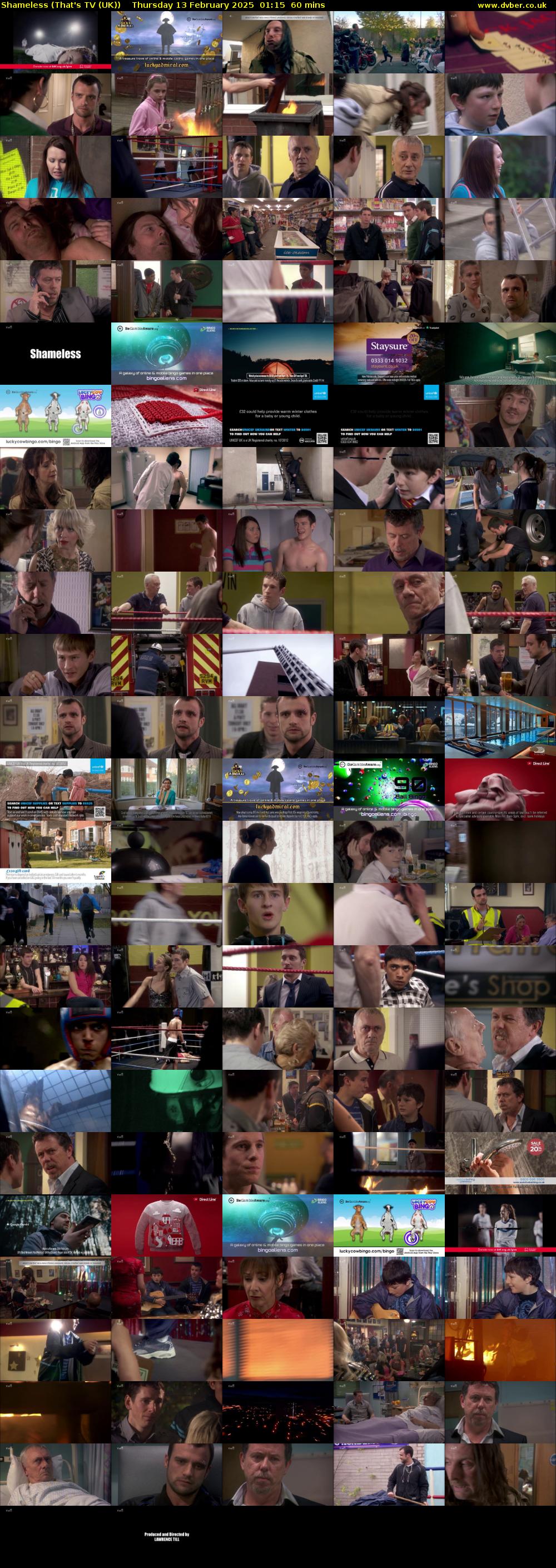 Shameless (That's TV (UK)) Thursday 13 February 2025 01:15 - 02:15