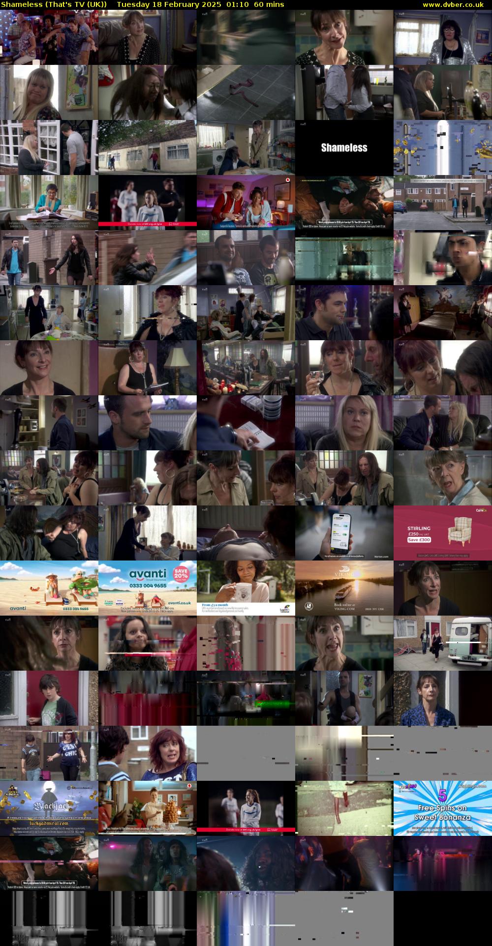 Shameless (That's TV (UK)) Tuesday 18 February 2025 01:10 - 02:10