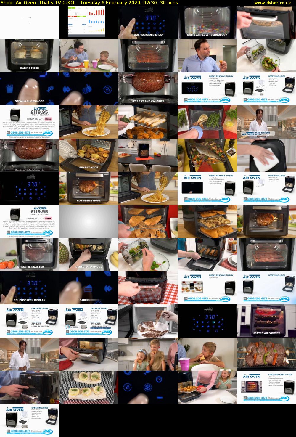 Shop: Air Oven (That's TV (UK)) Tuesday 6 February 2024 07:30 - 08:00