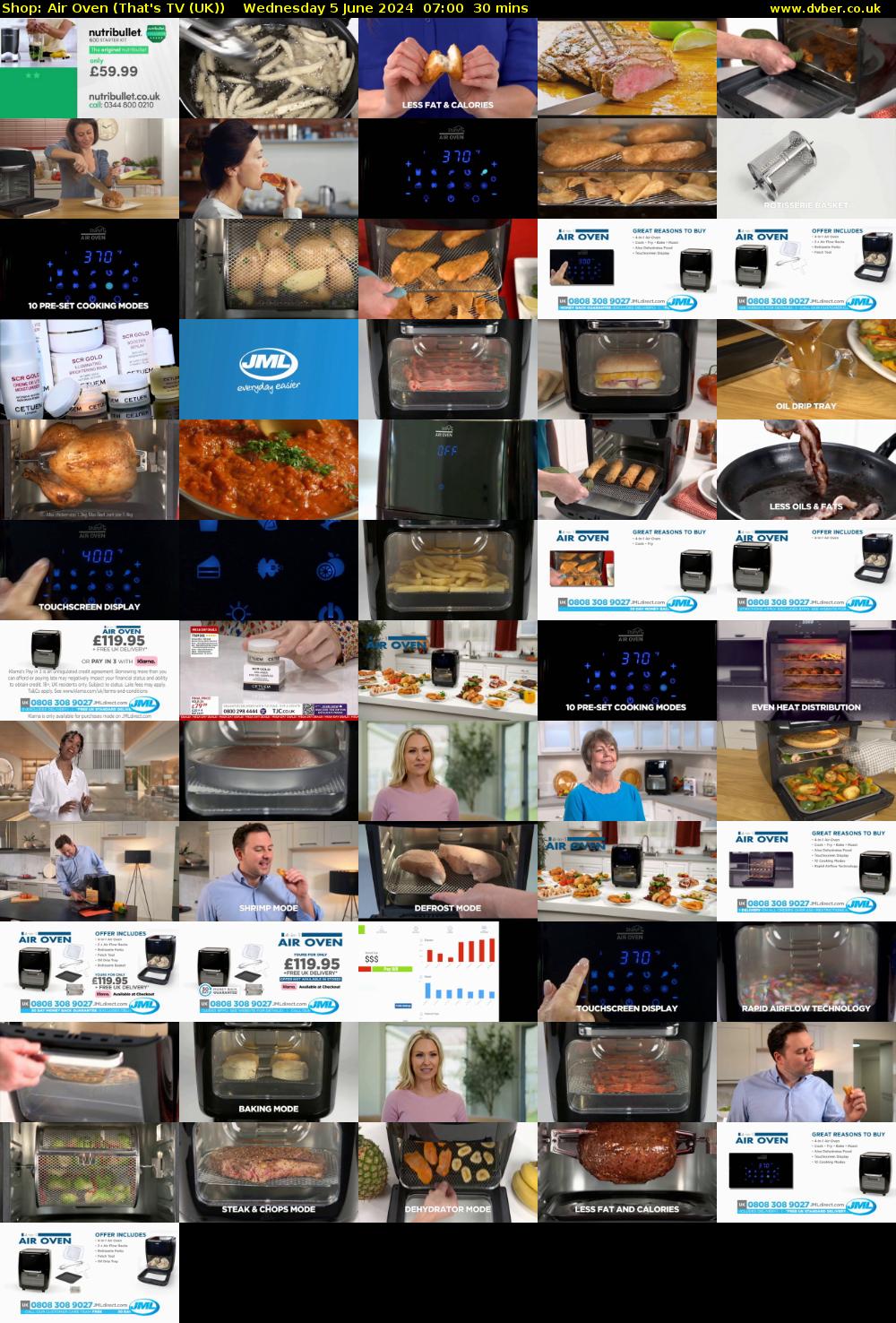 Shop: Air Oven (That's TV (UK)) Wednesday 5 June 2024 07:00 - 07:30
