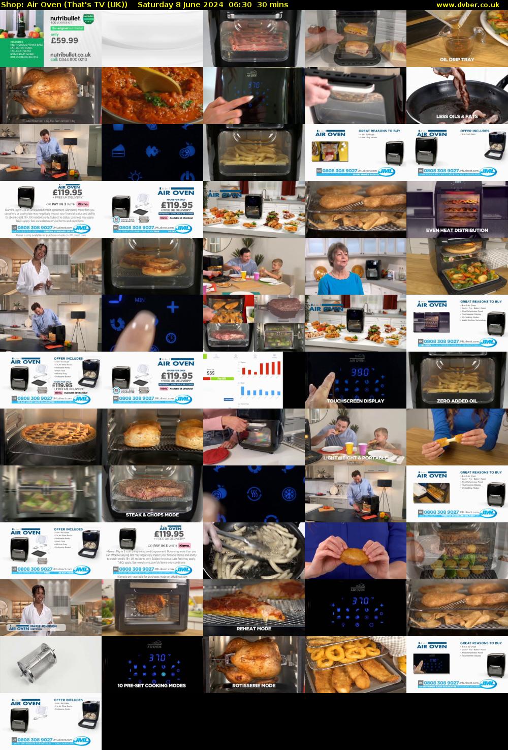Shop: Air Oven (That's TV (UK)) Saturday 8 June 2024 06:30 - 07:00