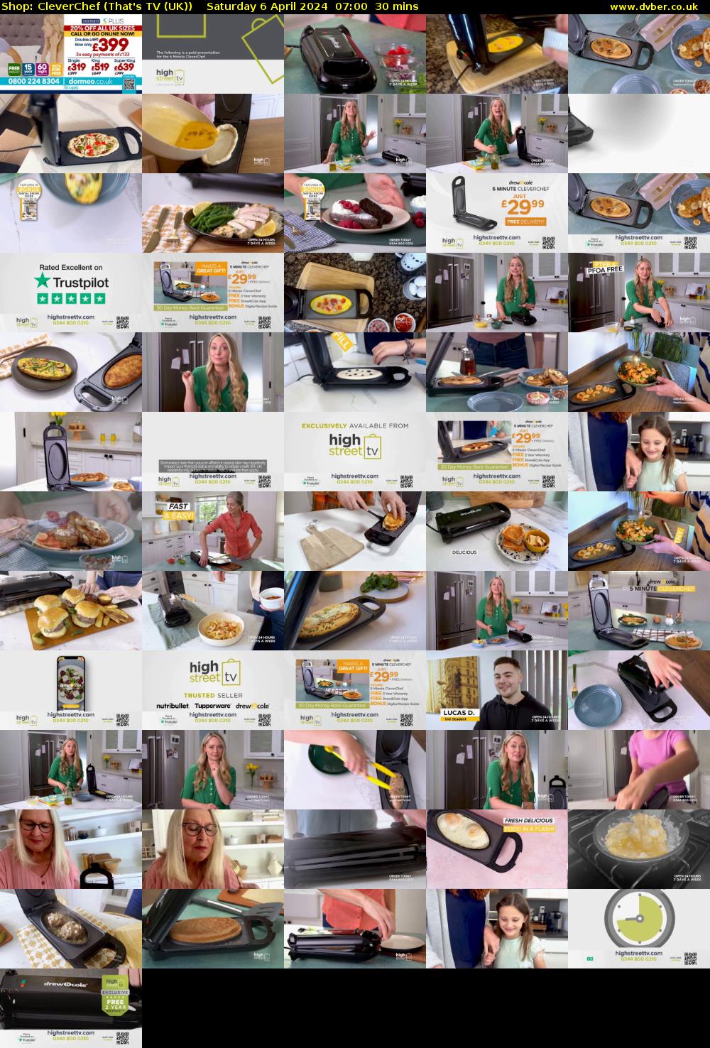 Shop: CleverChef (That's TV (UK)) Saturday 6 April 2024 07:00 - 07:30