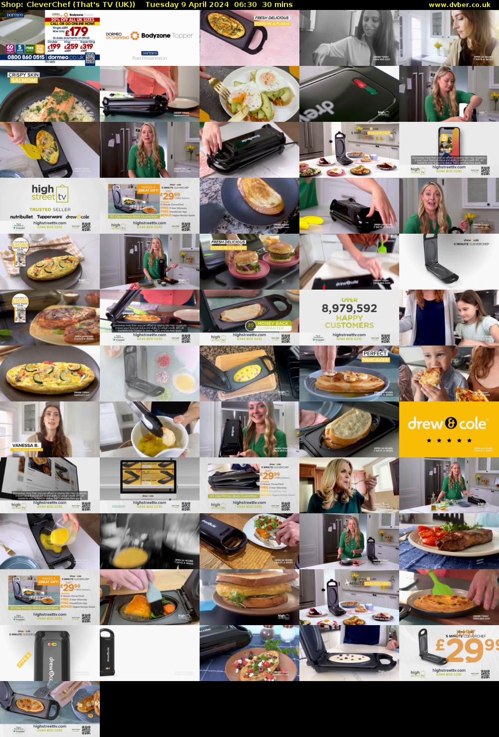 Shop: CleverChef (That's TV (UK)) Tuesday 9 April 2024 06:30 - 07:00