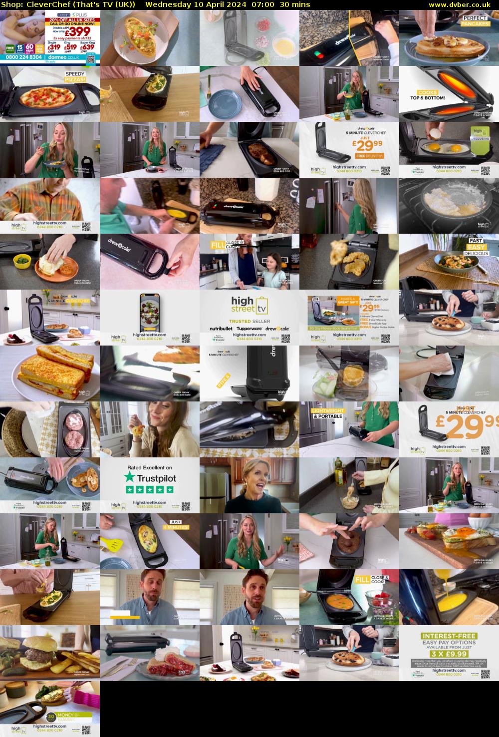 Shop: CleverChef (That's TV (UK)) Wednesday 10 April 2024 07:00 - 07:30