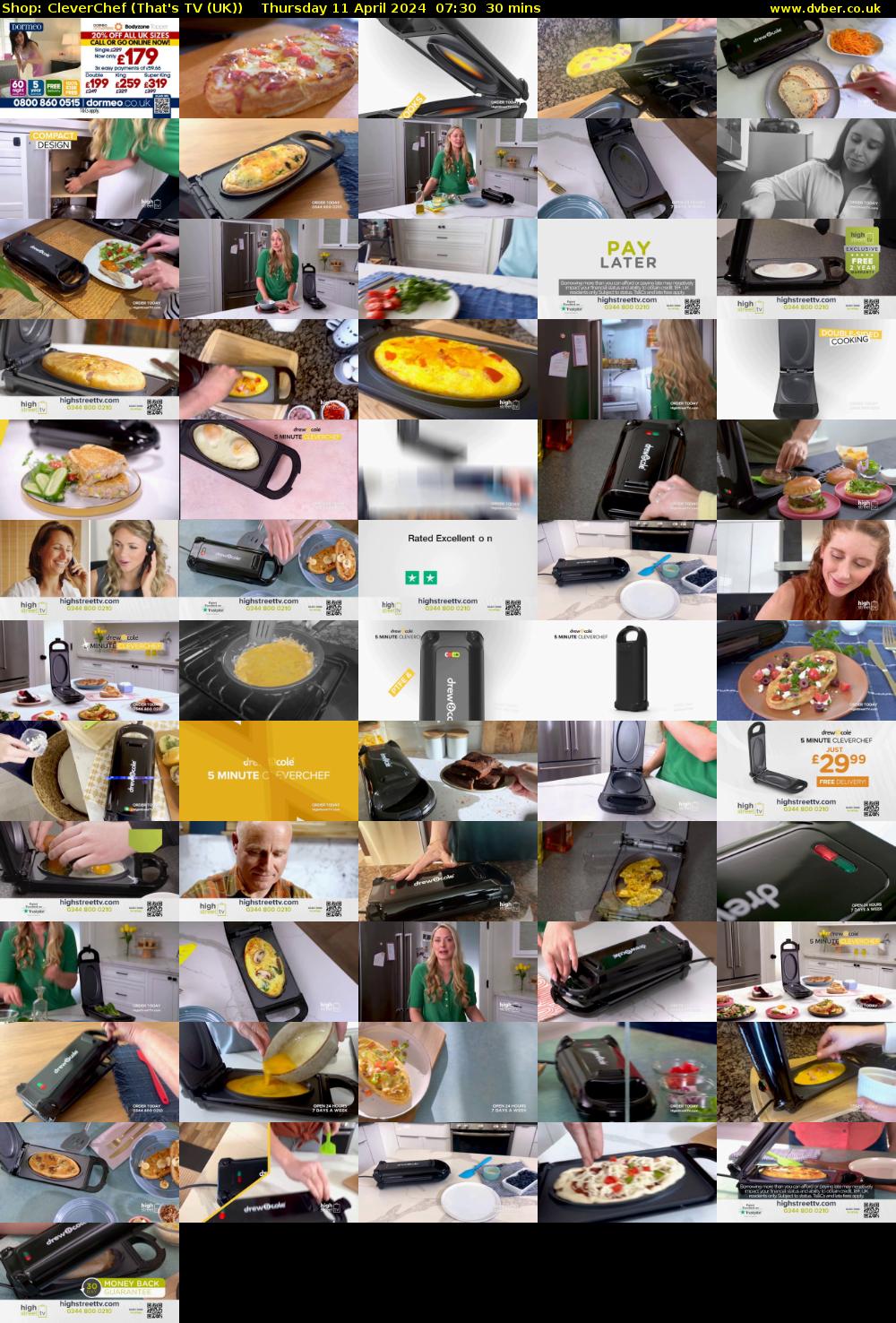 Shop: CleverChef (That's TV (UK)) Thursday 11 April 2024 07:30 - 08:00