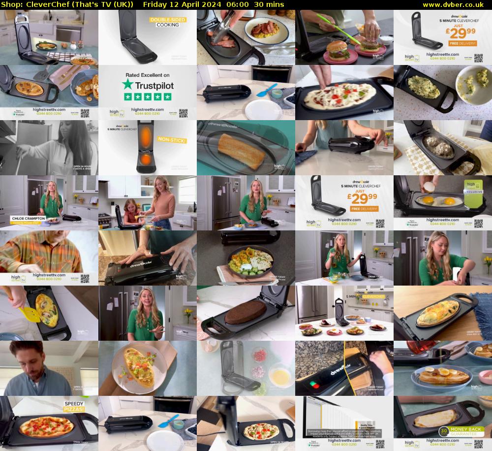 Shop: CleverChef (That's TV (UK)) Friday 12 April 2024 06:00 - 06:30