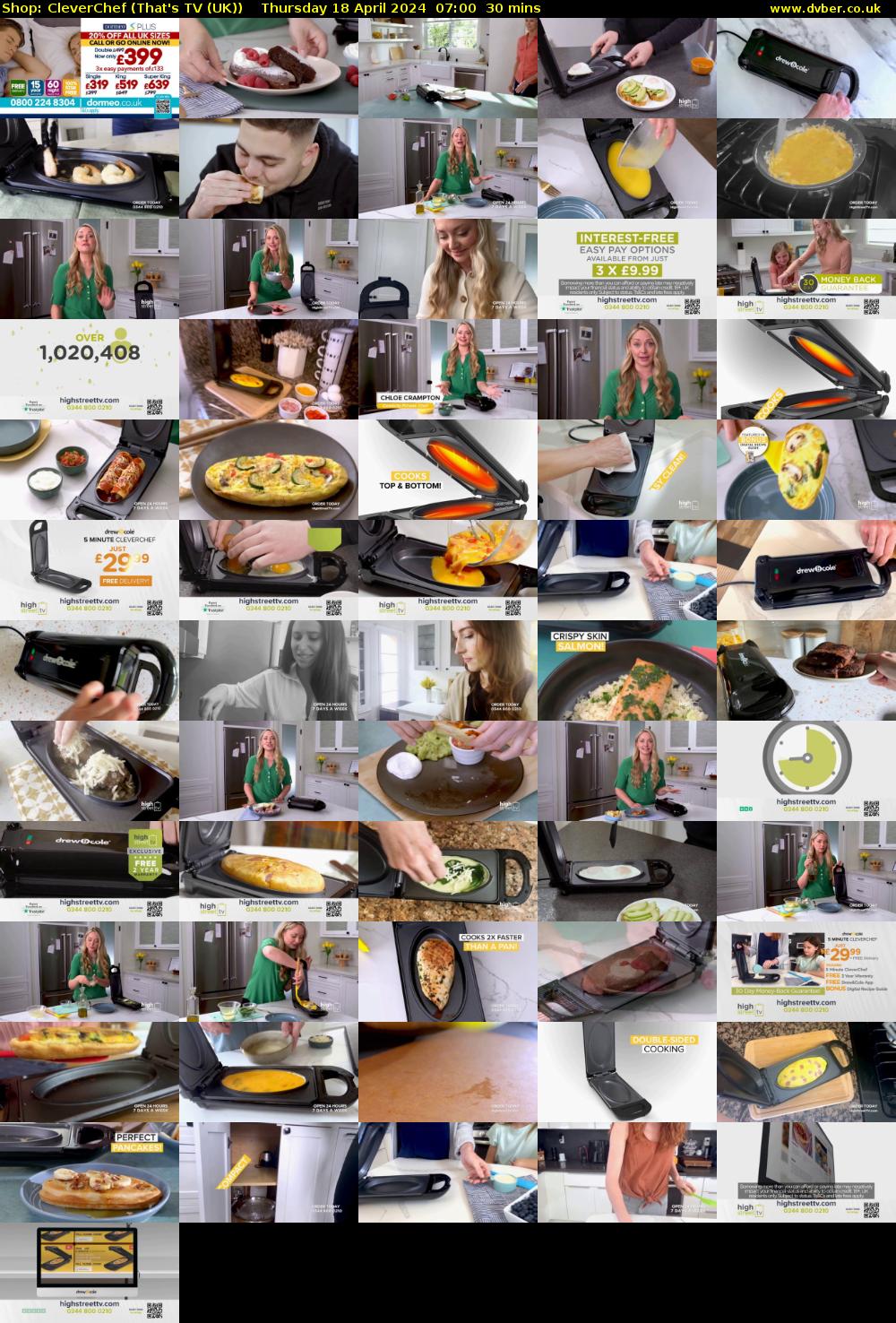 Shop: CleverChef (That's TV (UK)) Thursday 18 April 2024 07:00 - 07:30