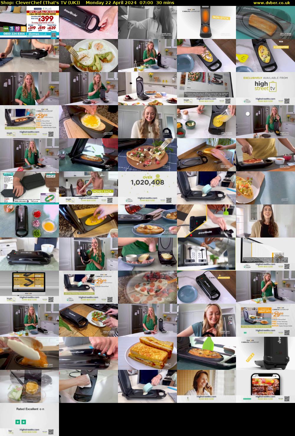 Shop: CleverChef (That's TV (UK)) Monday 22 April 2024 07:00 - 07:30