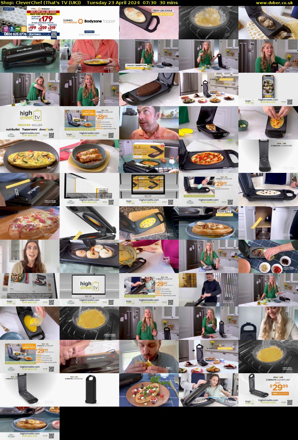 Shop: CleverChef (That's TV (UK)) Tuesday 23 April 2024 07:30 - 08:00