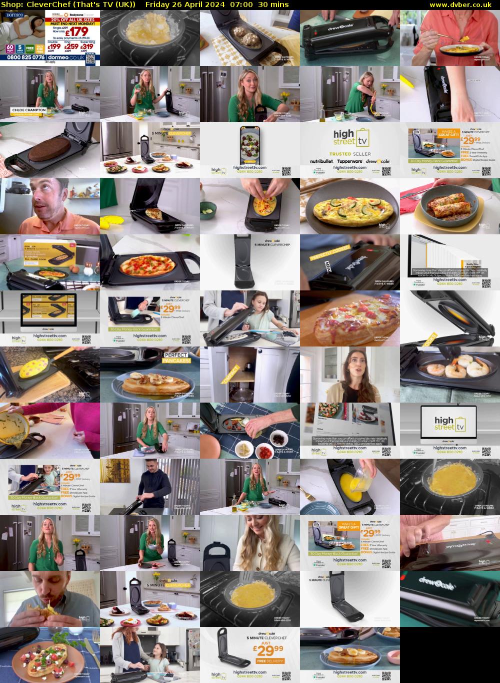 Shop: CleverChef (That's TV (UK)) Friday 26 April 2024 07:00 - 07:30