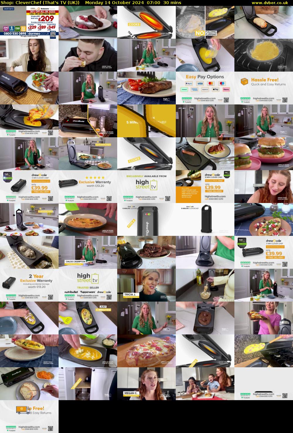 Shop: CleverChef (That's TV (UK)) Monday 14 October 2024 07:00 - 07:30