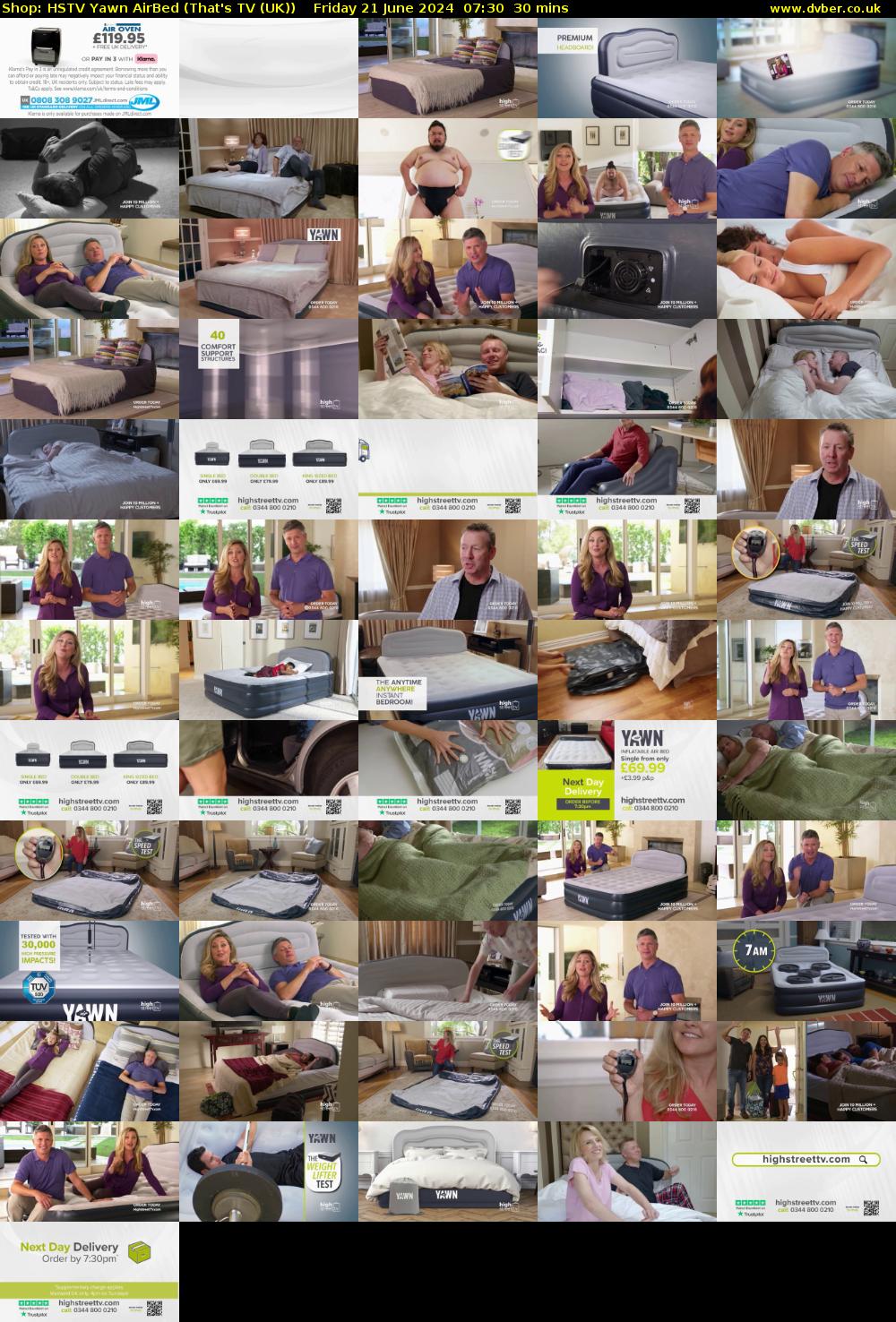 Shop: HSTV Yawn AirBed (That's TV (UK)) Friday 21 June 2024 07:30 - 08:00