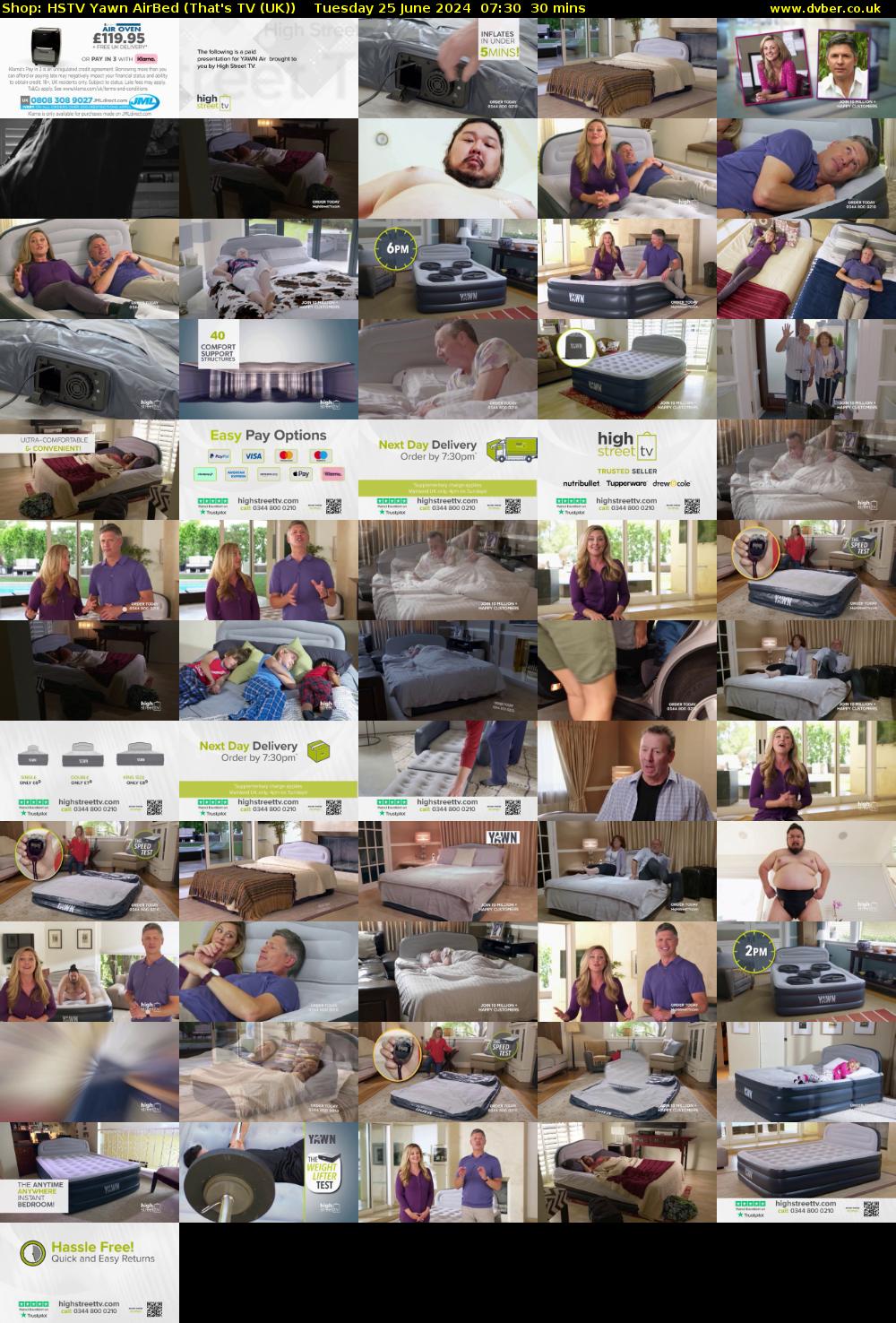 Shop: HSTV Yawn AirBed (That's TV (UK)) Tuesday 25 June 2024 07:30 - 08:00