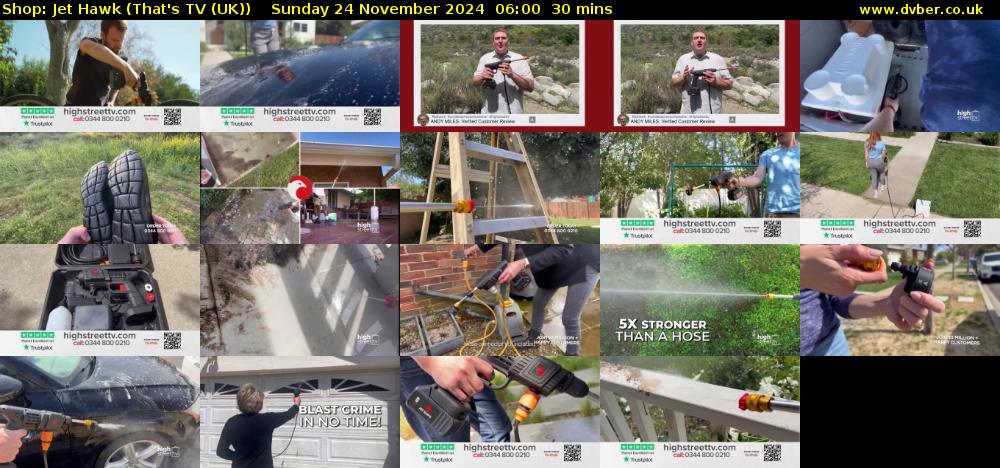 Shop: Jet Hawk (That's TV (UK)) Sunday 24 November 2024 06:00 - 06:30