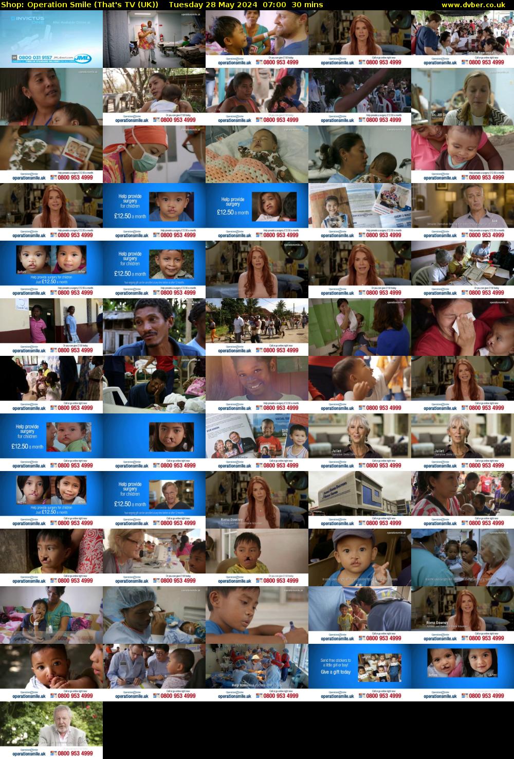 Shop: Operation Smile (That's TV (UK)) Tuesday 28 May 2024 07:00 - 07:30