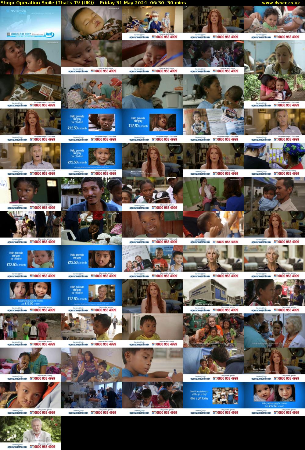 Shop: Operation Smile (That's TV (UK)) Friday 31 May 2024 06:30 - 07:00