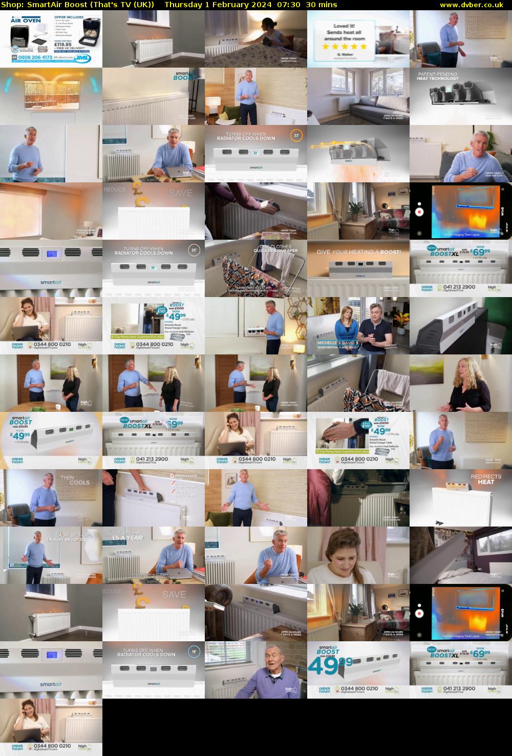 Shop: SmartAir Boost (That's TV (UK)) Thursday 1 February 2024 07:30 - 08:00