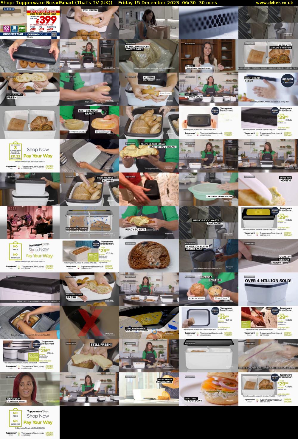 Shop: Tupperware BreadSmart (That's TV (UK)) Friday 15 December 2023 06:30 - 07:00