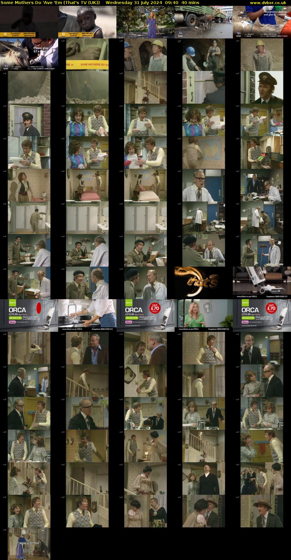 Some Mothers Do 'Ave 'Em (That's TV (UK)) Wednesday 31 July 2024 09:40 - 10:20