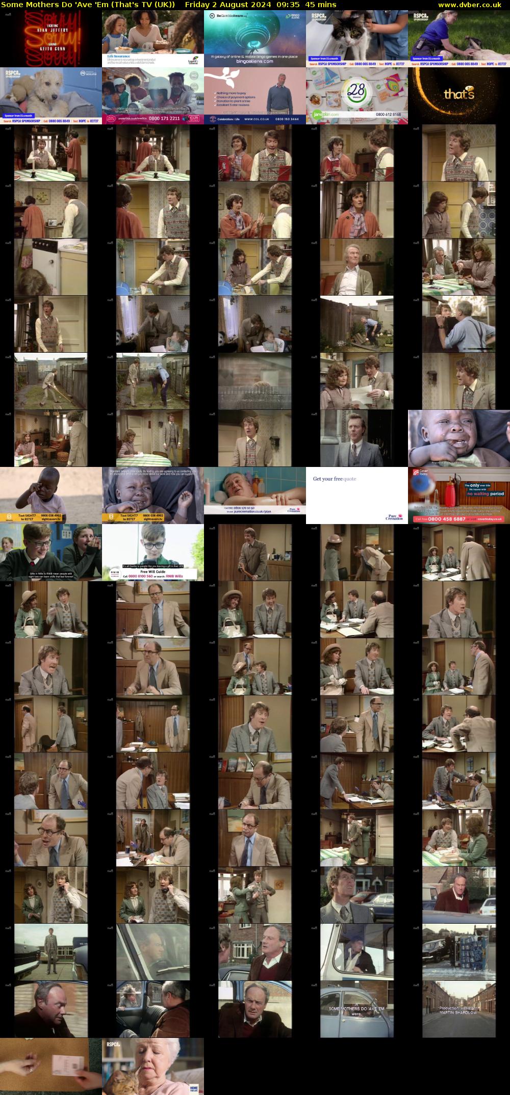 Some Mothers Do 'Ave 'Em (That's TV (UK)) Friday 2 August 2024 09:35 - 10:20