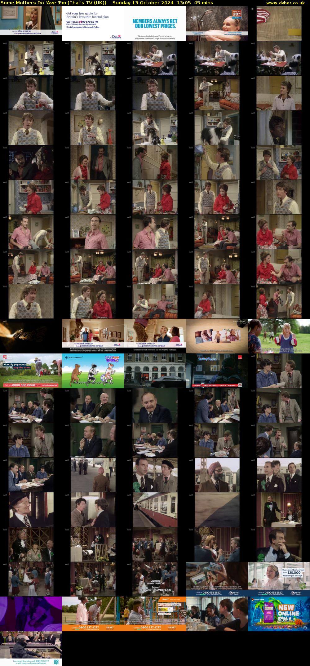 Some Mothers Do 'Ave 'Em (That's TV (UK)) Sunday 13 October 2024 13:05 - 13:50