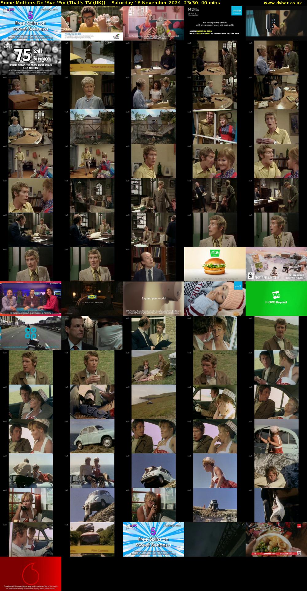 Some Mothers Do 'Ave 'Em (That's TV (UK)) Saturday 16 November 2024 23:30 - 00:10
