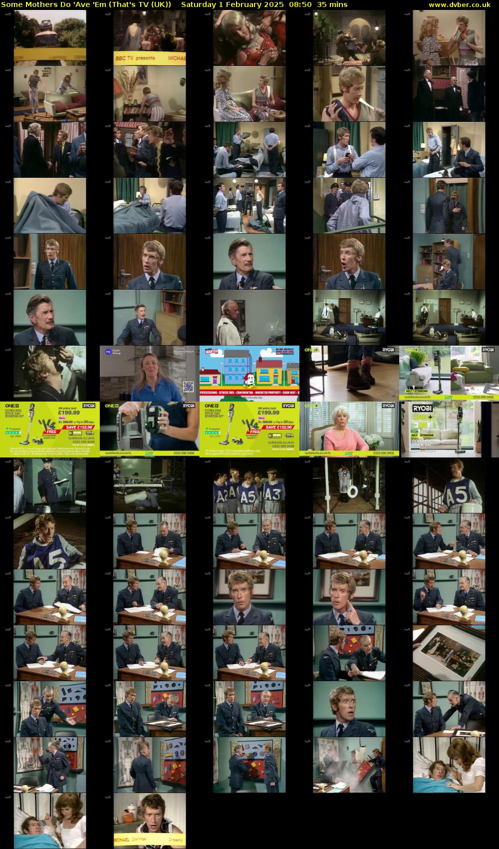 Some Mothers Do 'Ave 'Em (That's TV (UK)) Saturday 1 February 2025 08:50 - 09:25