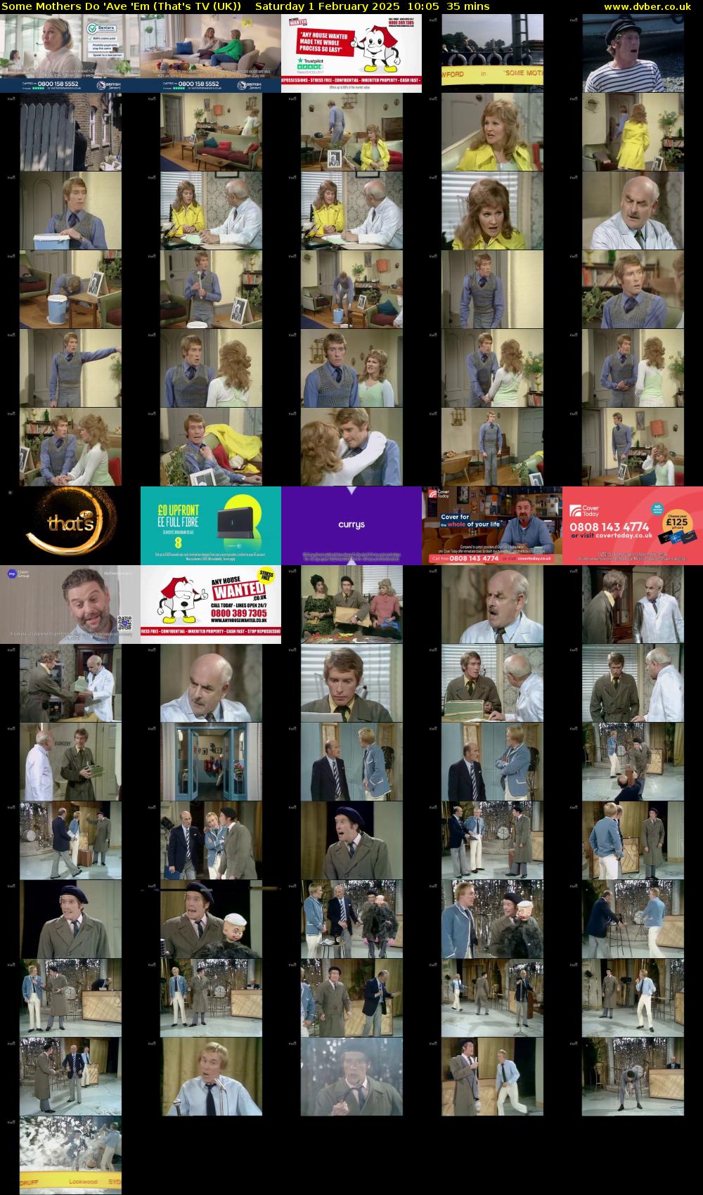 Some Mothers Do 'Ave 'Em (That's TV (UK)) Saturday 1 February 2025 10:05 - 10:40