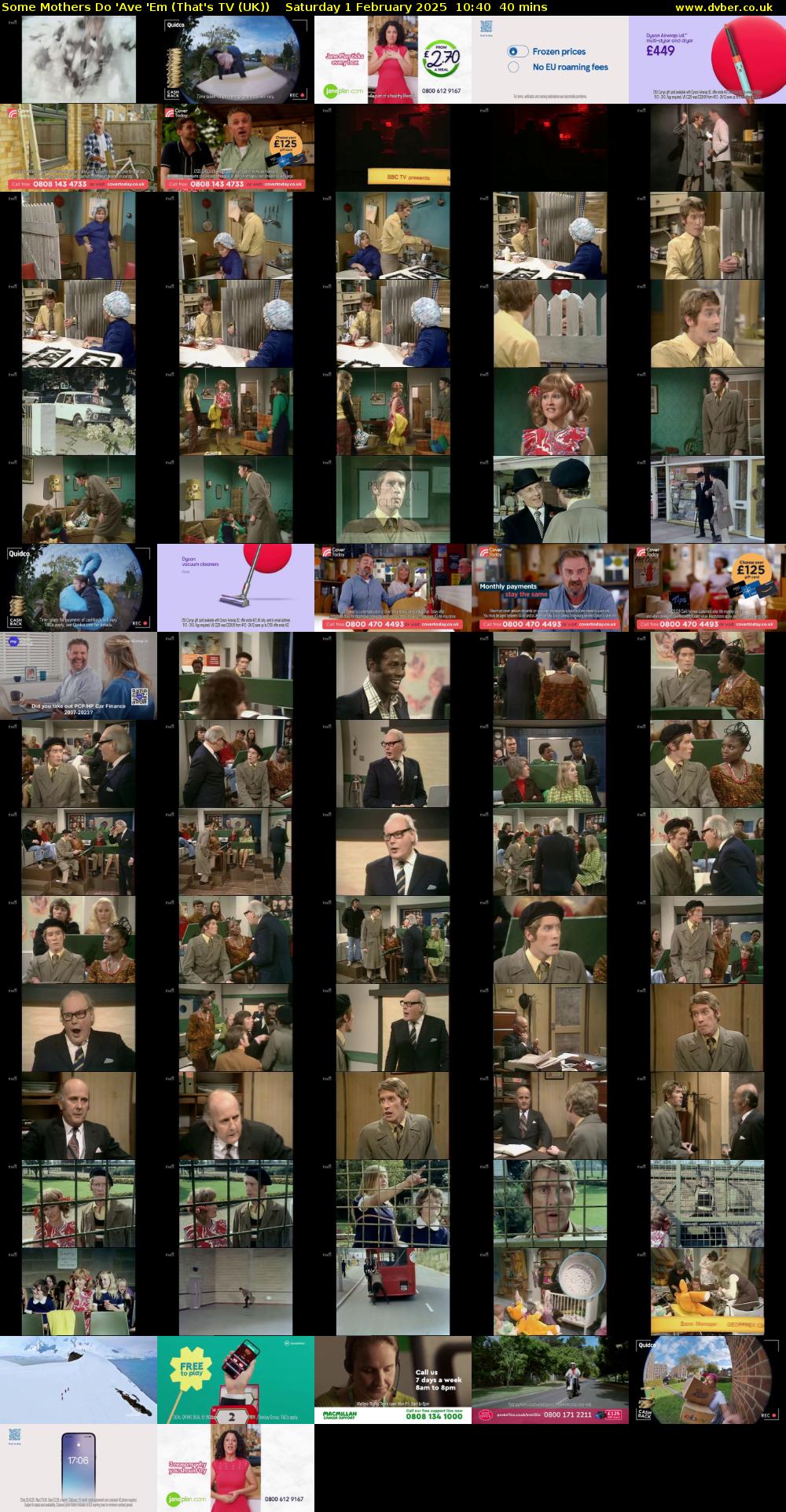 Some Mothers Do 'Ave 'Em (That's TV (UK)) Saturday 1 February 2025 10:40 - 11:20