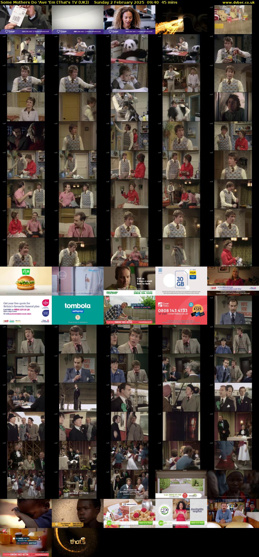 Some Mothers Do 'Ave 'Em (That's TV (UK)) Sunday 2 February 2025 09:40 - 10:25